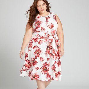 Lane Bryant Floral Short Lena Dress (Size 26) NEW WITH TAGS